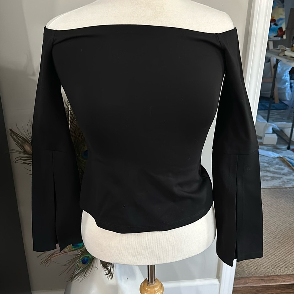 Milly size medium off shoulder ponte top